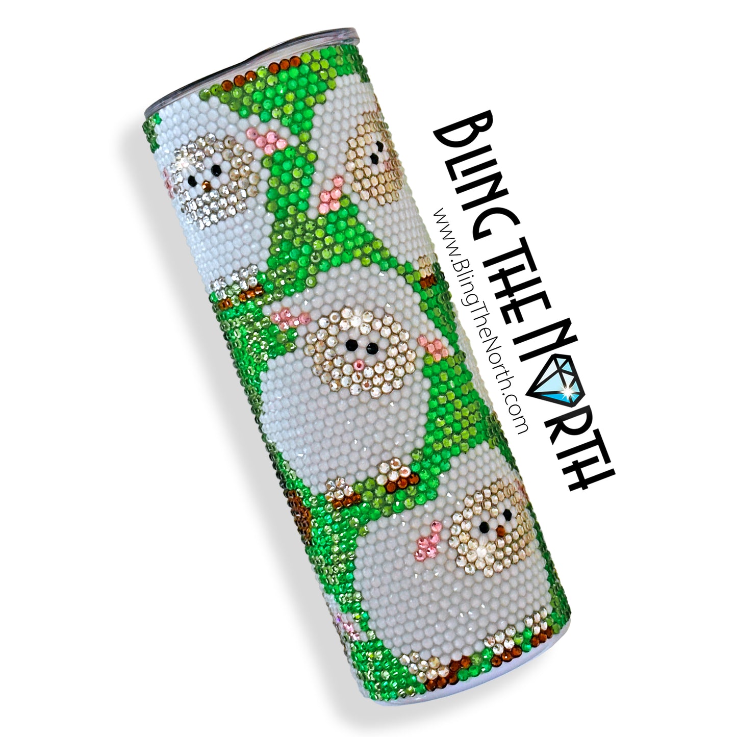 BLACK SHEEP Rhinestone Pattern Template | SS16 4mm - 20oz Skinny Straight Tumbler Design | PNG for Sublimation or Vinyl