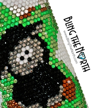 BLACK SHEEP Rhinestone Pattern Template | SS16 4mm - 24oz Plump Straight Tumbler Design | PNG for Sublimation or Vinyl