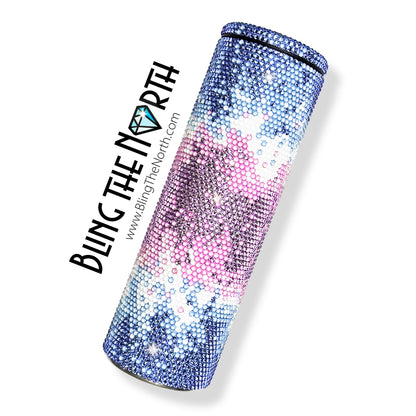 COSMIC BLAST - SAPPHIRE Rhinestone Pattern Template  | SS16 4mm - 30oz Skinny Straight Tumbler Design | PNG for Sublimation or Vinyl