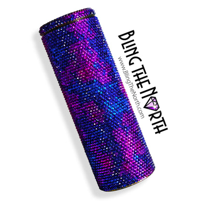 DISTANT GALAXY Rhinestone Pattern Template | SS16 4mm - 24oz Plump Straight Tumbler Design | PNG for Sublimation or Vinyl