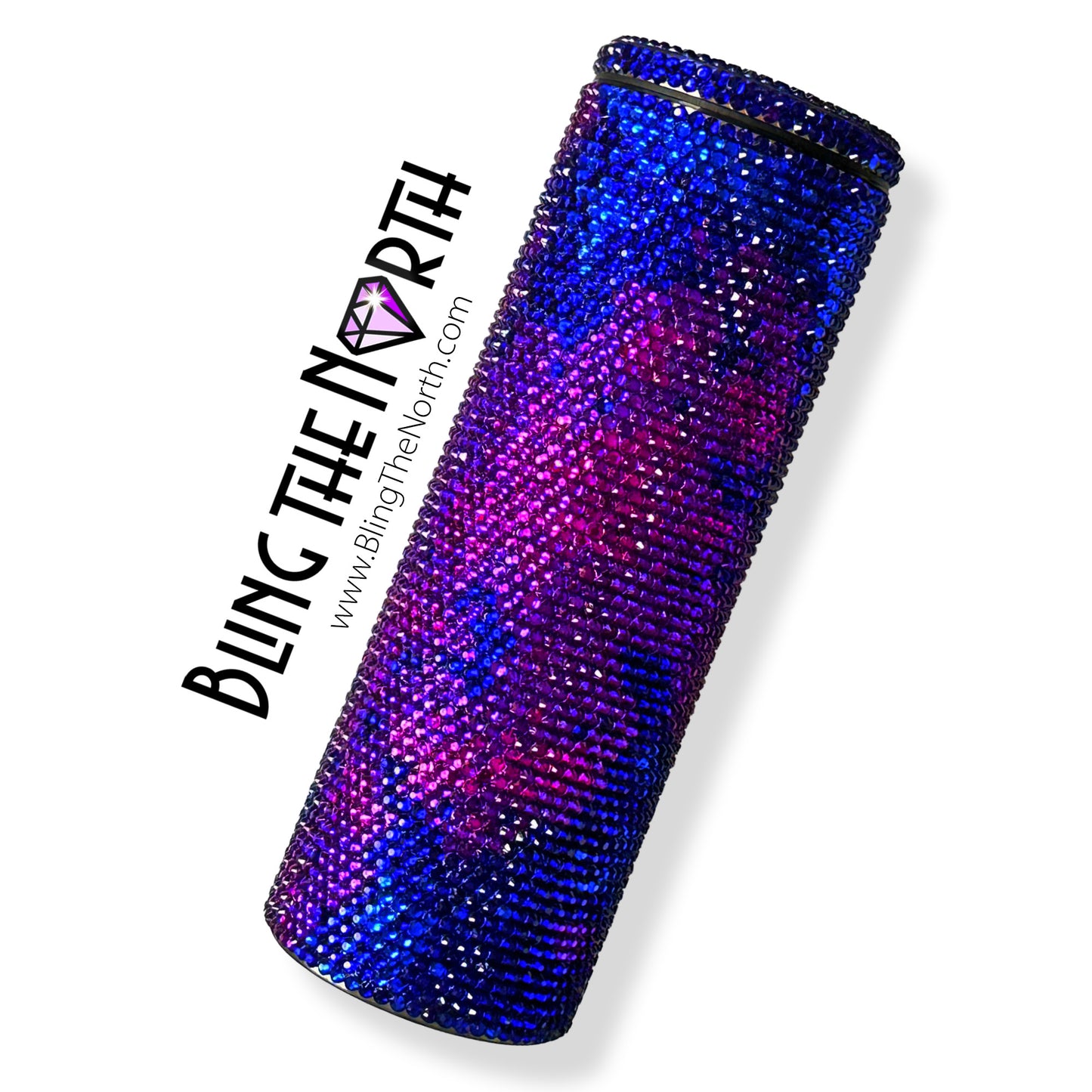 DISTANT GALAXY Rhinestone Pattern Template | SS16 4mm - 20oz Skinny Straight Tumbler Design | PNG for Sublimation or Vinyl