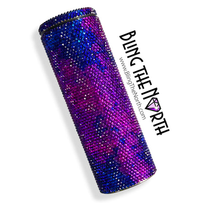 DISTANT GALAXY Rhinestone Pattern Template | SS16 4mm - 20oz Skinny Straight Tumbler Design | PNG for Sublimation or Vinyl