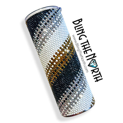 ZIP IT Rhinestone Pattern Template | SS16 4mm - 20oz Skinny Straight Tumbler Design | PNG for Sublimation or Vinyl