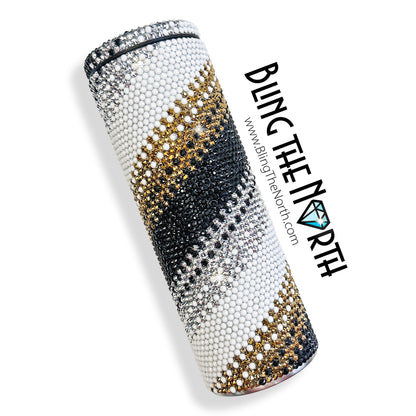 ZIP IT Rhinestone Pattern Template  | SS16 4mm - 30oz Skinny Straight Tumbler Design | PNG for Sublimation or Vinyl