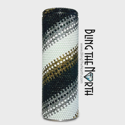 ZIP IT Rhinestone Pattern Template | SS16 4mm - 20oz Skinny Straight Tumbler Design | PNG for Sublimation or Vinyl