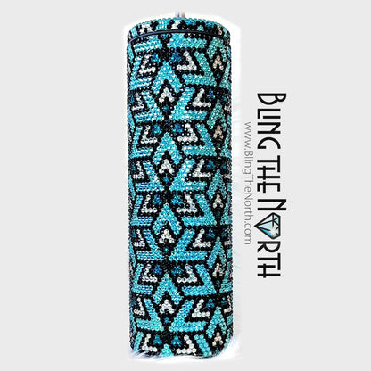 SIXTY DEGREES Rhinestone Pattern Template | SS16 4mm - 30oz Skinny Straight Tumbler Design | PNG for Sublimation or Vinyl