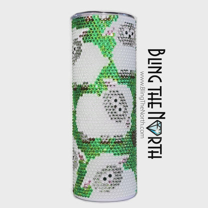 BLACK SHEEP Rhinestone Pattern Template | SS16 4mm - 20oz Skinny Straight Tumbler Design | PNG for Sublimation or Vinyl